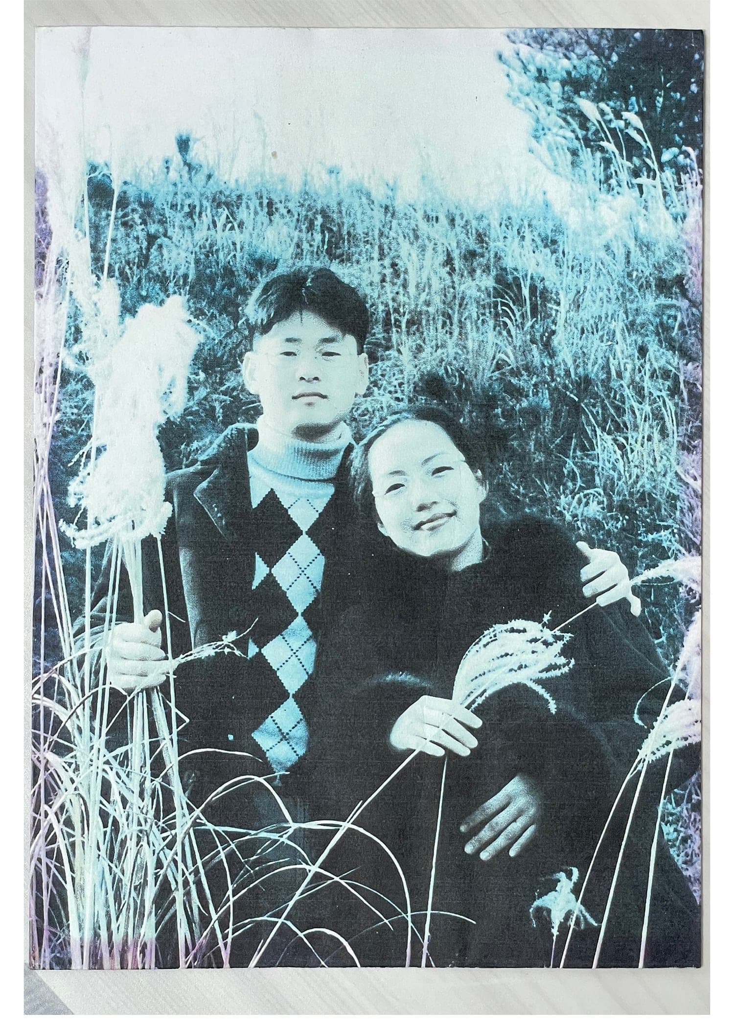 가족 인물 복원 — 작은 액자에 어울리는 4R — before