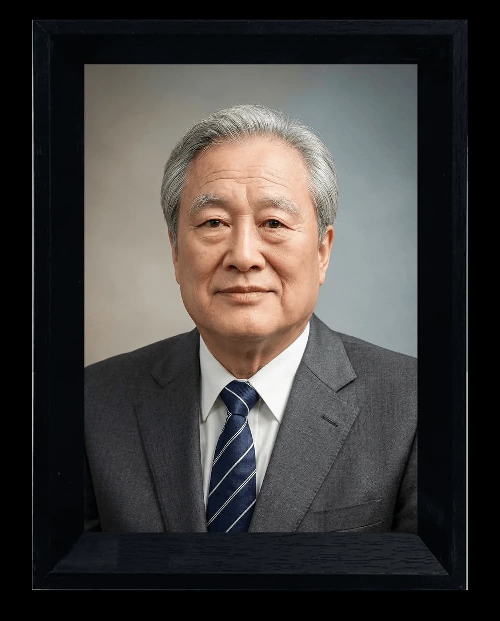 사선 블랙 액자