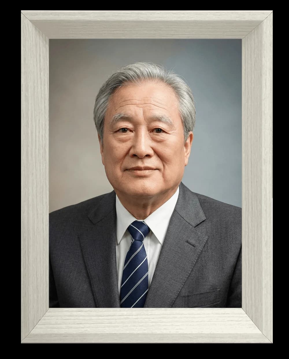 사선 화이트 액자