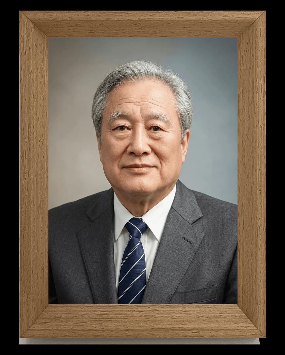사선 우드 액자